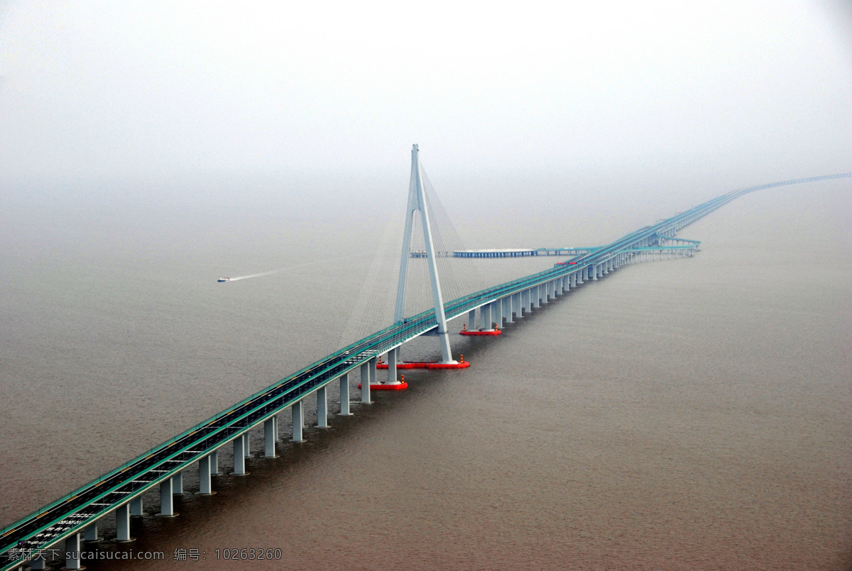 杭州湾 跨海 大桥 世界 上 最长 旅游摄影 国内旅游 摄影图库 300 奇迹 风景 自然风景 自然景观