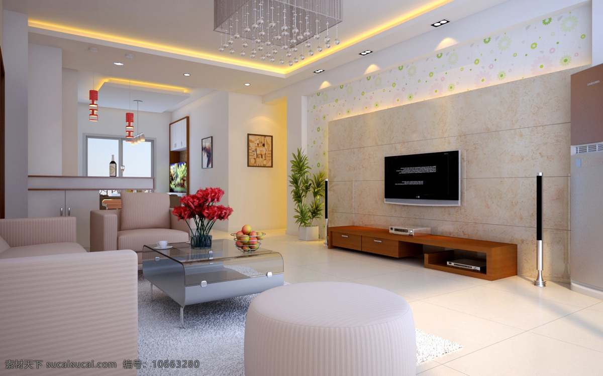 客厅 布置图 电视背景 吊顶 环境设计 室内设计 客厅布置图 家居装饰素材