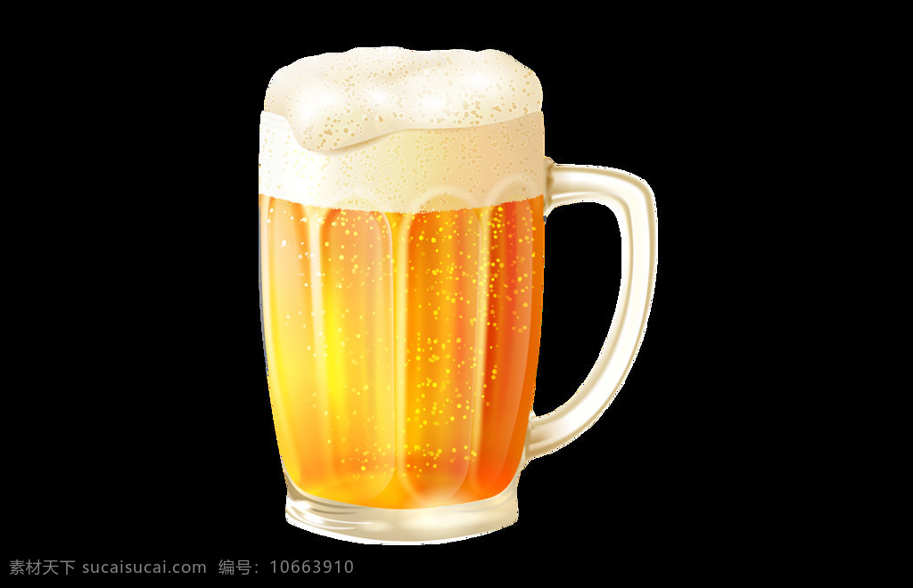 png元素 酒水 免抠元素 啤酒 透明素材 饮料 冰镇 元素