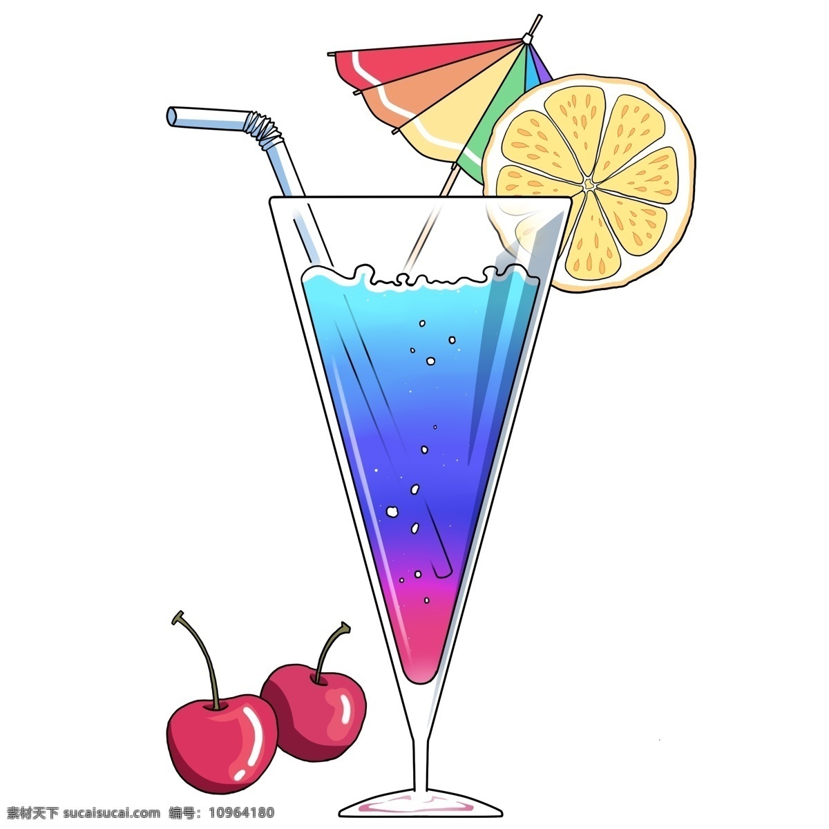 饮品饮料果汁 饮品 饮料 果汁 可爱 清新 手绘
