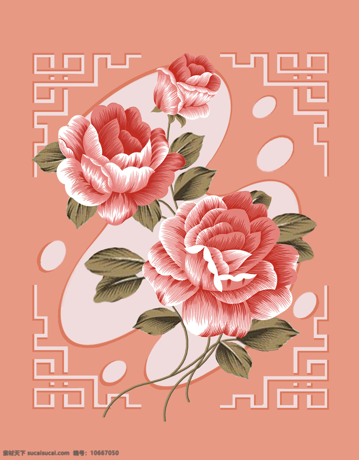 花型 家纺花型 毛毯花型 花卉 装饰画 古典素材 撇丝花 手绘 花纹 底纹边框 花边花纹