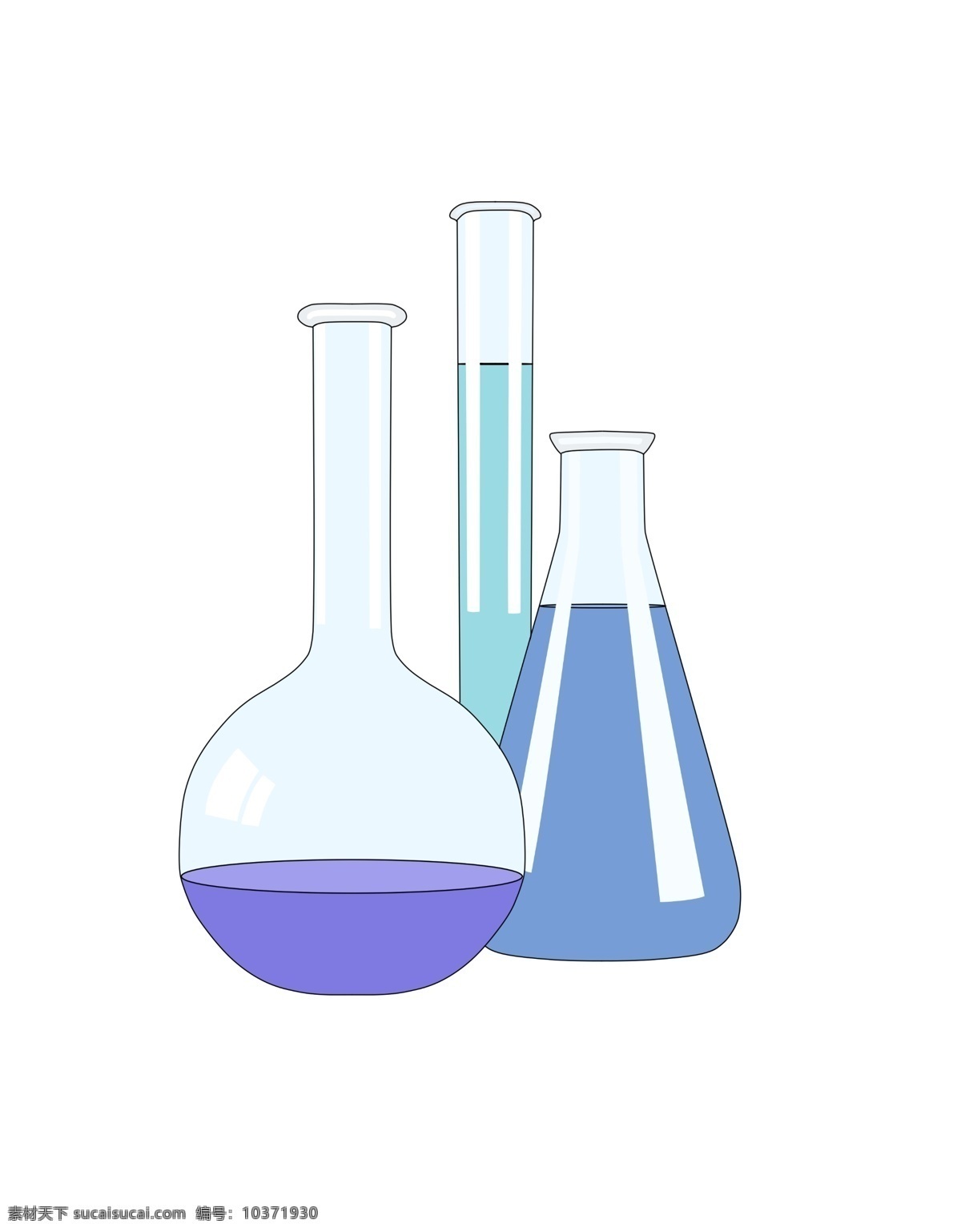 化学 器皿 药品 插图 容器 瓶子 化学器皿 玻璃瓶子 玻璃容器 液体 蓝色液体 化学药物
