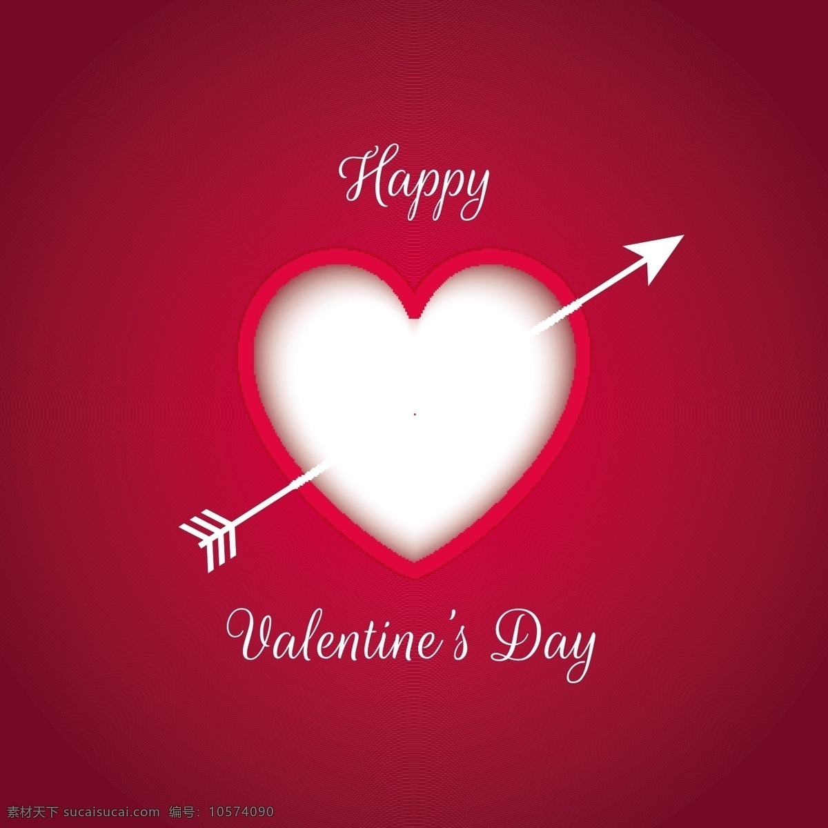 带 箭头 背景 平心 心 爱 情人节 红色 扁平 庆祝 情侣 情人节的背景 浪漫 美丽 一天 二月 浪漫主义
