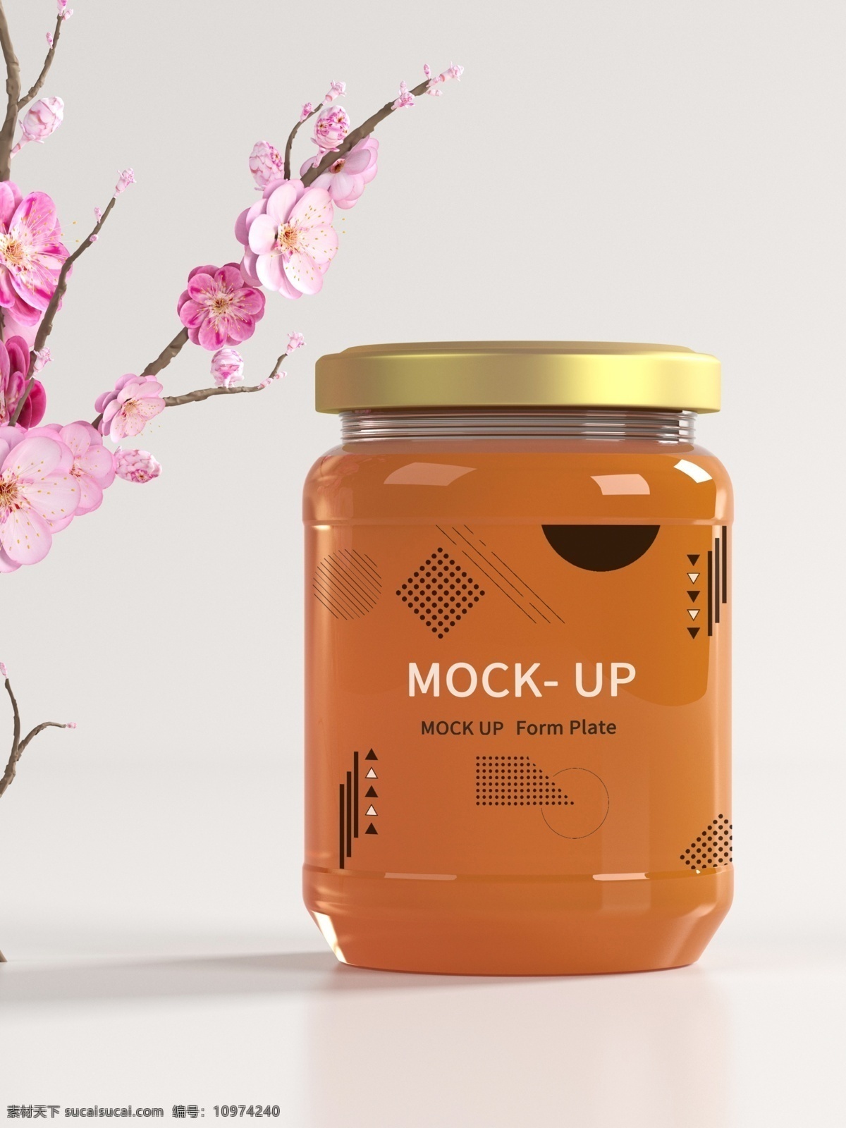 3d 蜂蜜 罐 包装 样机 包装样机 玻璃罐 蜂蜜罐 蜂蜜详情页 罐头 广告 蜜 产品包装 模型 包装设计