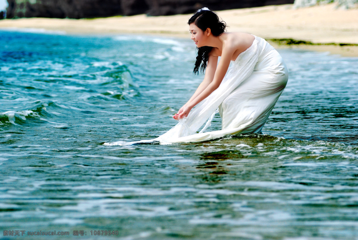 海景婚纱照 海边婚纱照 白纱 婚纱摄影 婚纱照 浪漫婚纱 人物摄影 人物图库