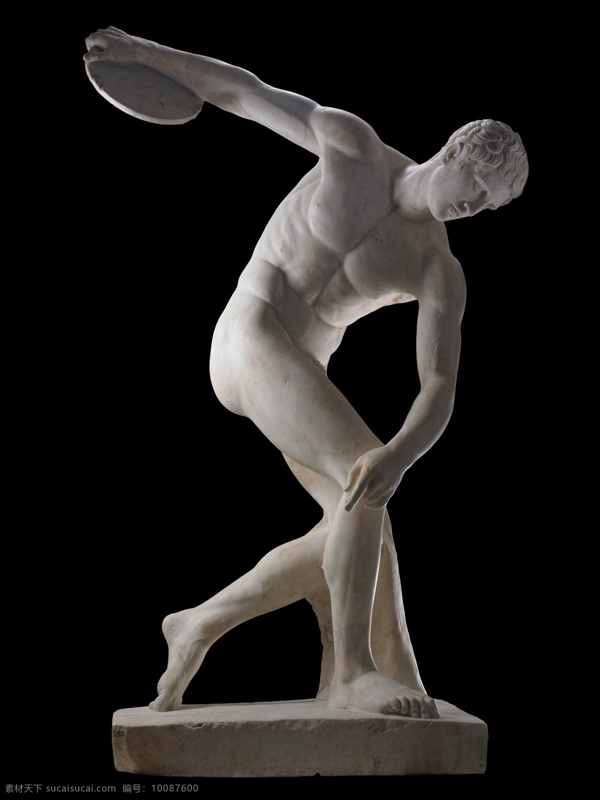 大理石 雕塑 美术绘画 摄影图库 文化艺术 古希腊 米隆 掷铁饼 掷铁饼者 矢量图 日常生活