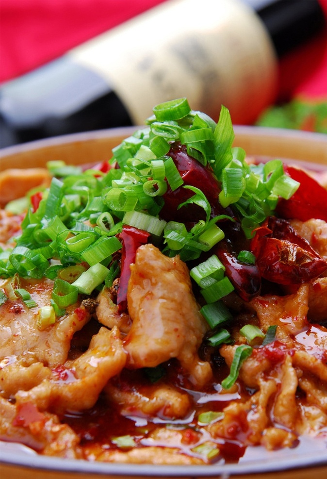 水煮肉片图片 水煮肉片 美食 传统美食 餐饮美食 高清菜谱用图