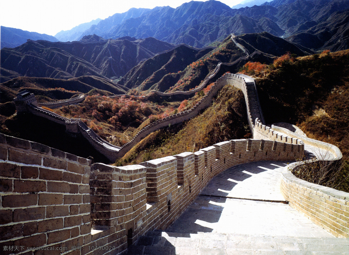 中国长城 长城 长城特写 近景长城 中国建筑 摄影图库 自然风景 旅游摄影