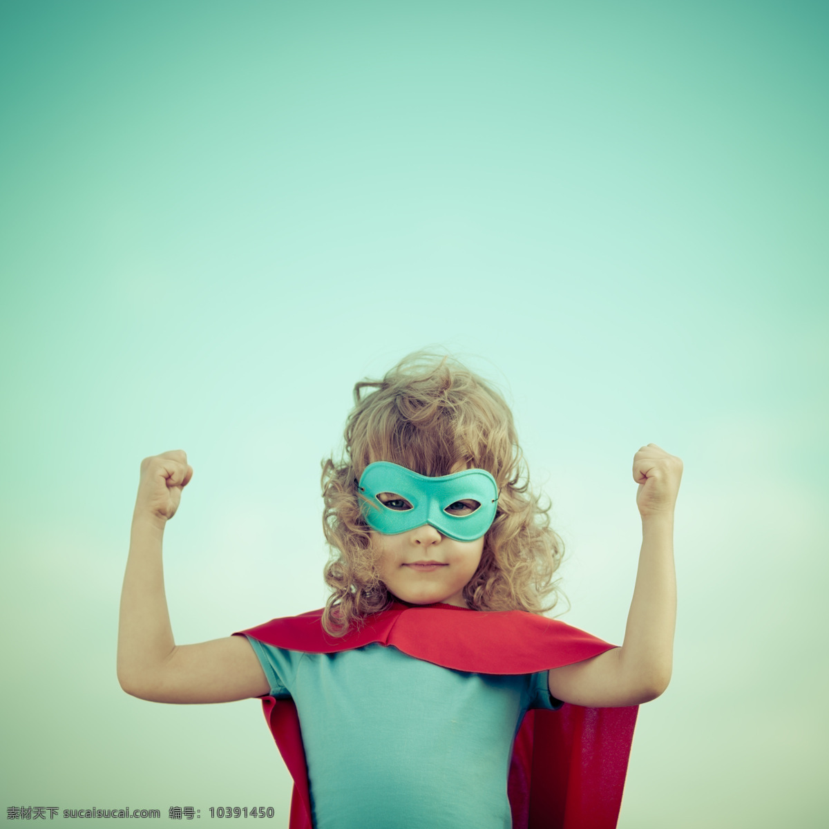 可爱 外国 儿童 戴面具的超人 小英雄 超级英雄 儿童超人 披风 儿童图片 人物图片