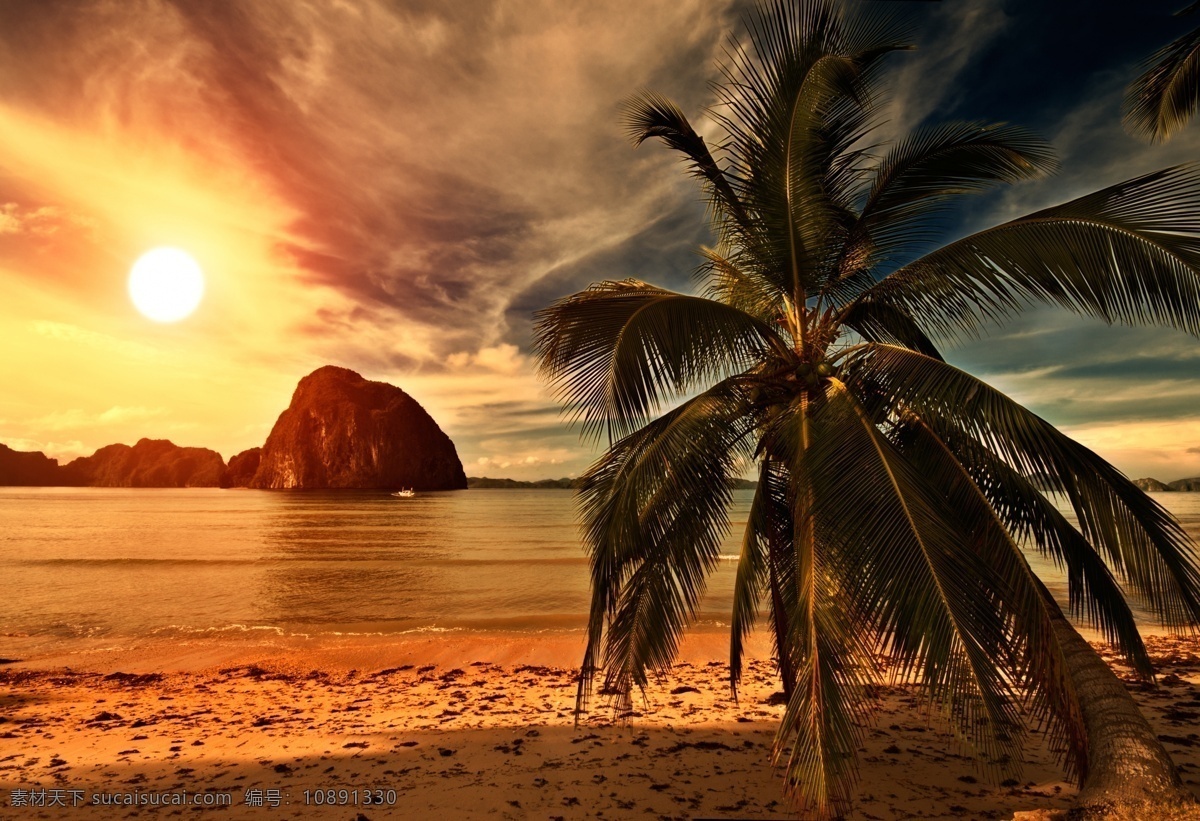 美丽 黄昏 沙滩 风景 黄昏美景 沙滩风景 椰树风景 海滩风景 美丽风景 美丽景色 自然美景 风景摄影 自然风景 自然景观 黑色
