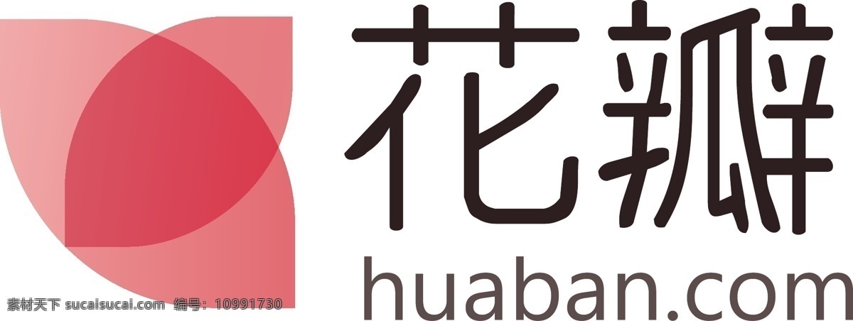 花瓣 网 标志 logo 高清 矢量图 红色 花瓣网 huaban com 采集 其他矢量图