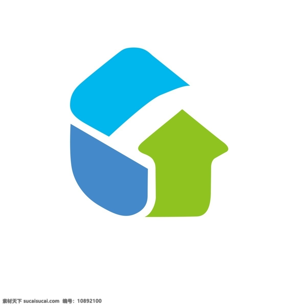 g 字母 logo 循环环保 环保 循环 绿色 白色