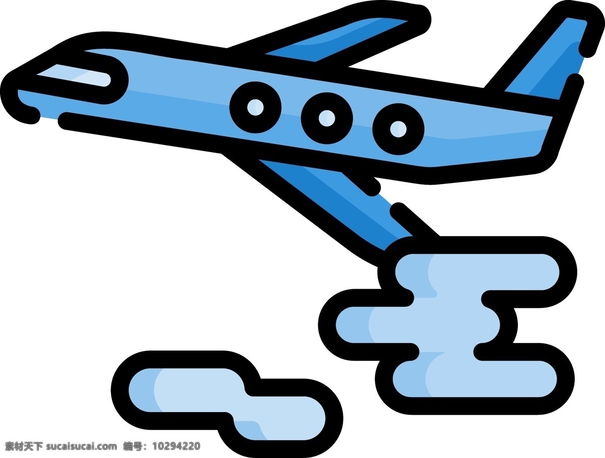 卡通 插画 mbe 风格 飞机 装饰 图标 mbe风格 装饰图标 卡通矢量图 免扣png 可爱的 ppt装饰 航空飞机