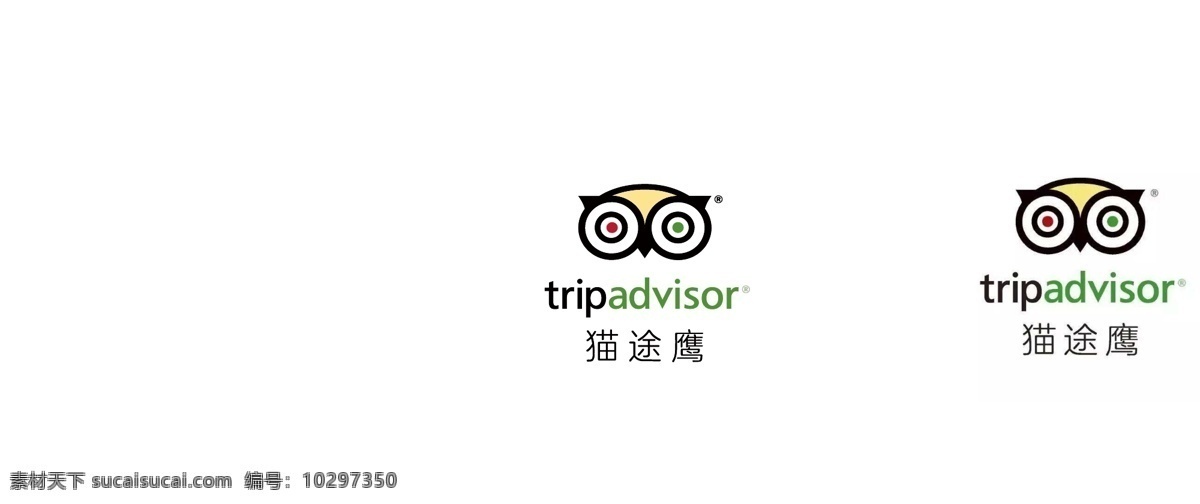 猫 途 鹰 竖 版 logo 猫途鹰 酒店业 旅游 tripadvisor 标志图标 企业 标志