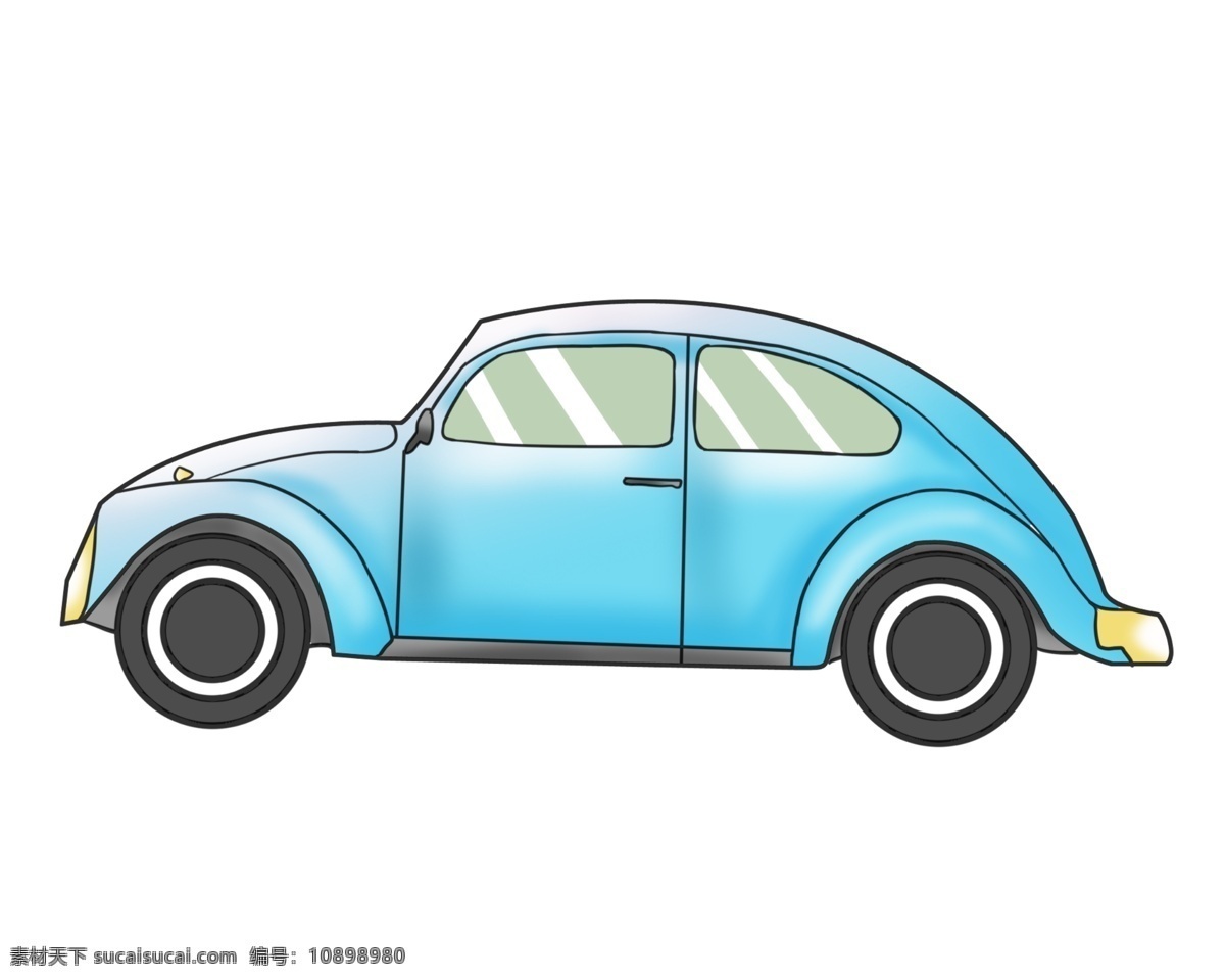 薄荷 蓝 汽车装饰 插画 薄荷蓝汽车 漂亮的汽车 汽车插画 立体汽车 卡通汽车 交通工具汽车