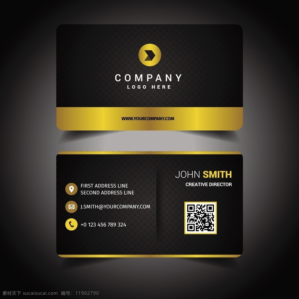 名片模板设计 商标 名片 商业 黄金 抽象 卡片 模板 办公室 颜色 展示 文具 公司 抽象标志 企业标识 现代 身份 身份证