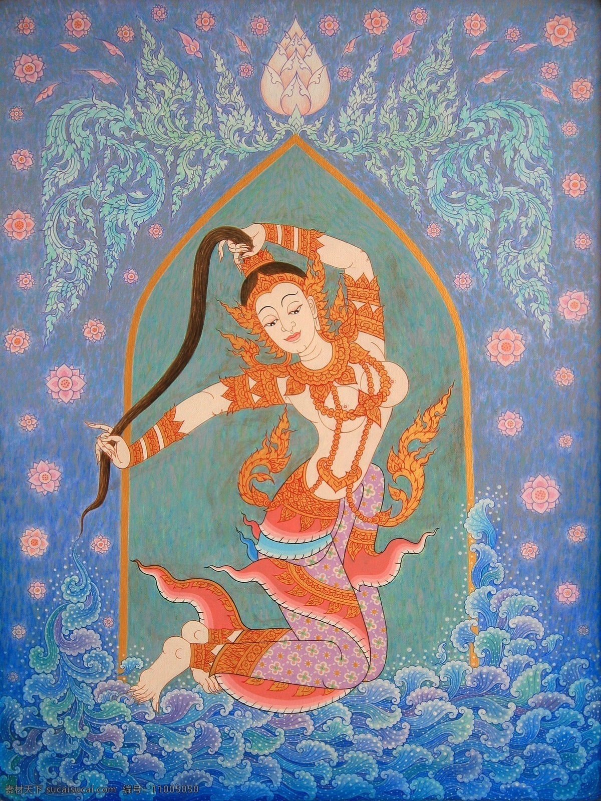 高清 绘画 绘画书法 泰国 文化艺术 艺术 拉美托拉尼 2设计素材 2模板下载 宗教画 艺术画 油画 高清绘画 装饰素材