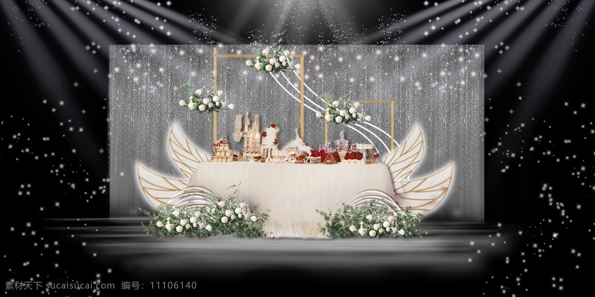 大理石 主题 婚礼 小清新 设计图 婚礼设计图 香槟系