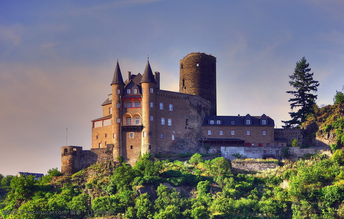 欧式 古城堡 高清 城堡 古堡 碉堡 欧洲城堡