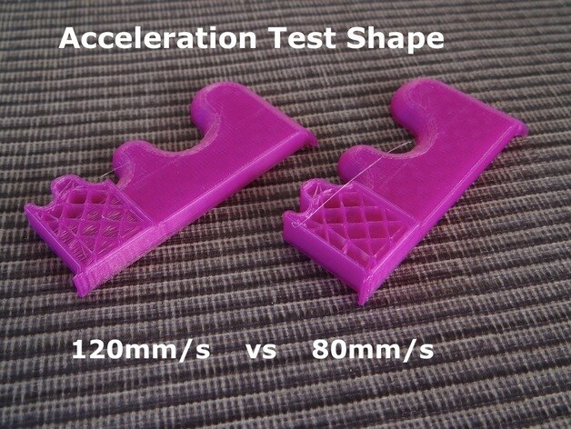 加速 试验 形状 打印 援助 3d打印模型 3d 模型 加速度 校准 复制2 stl 灰色
