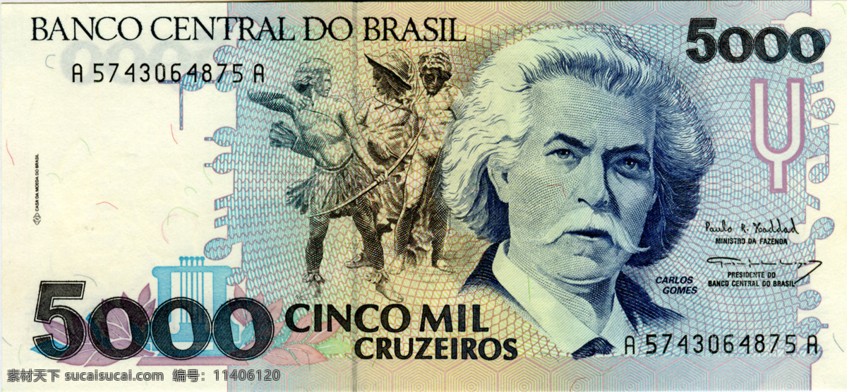 外国货币 美洲国家 巴西 货币 纸币 高清扫描图 世界 高清 扫描 金融货币 商务金融