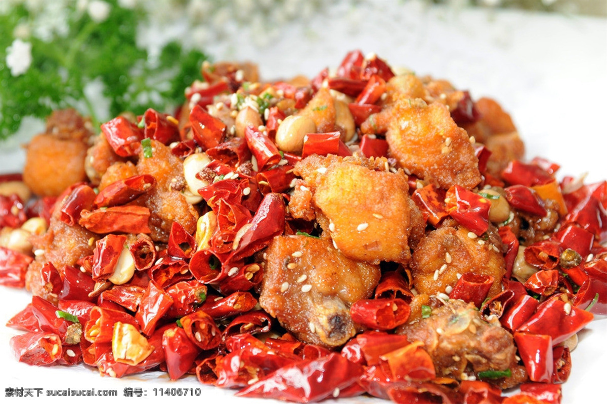 辣子鸡 美食 传统美食 餐饮美食 高清菜谱用图