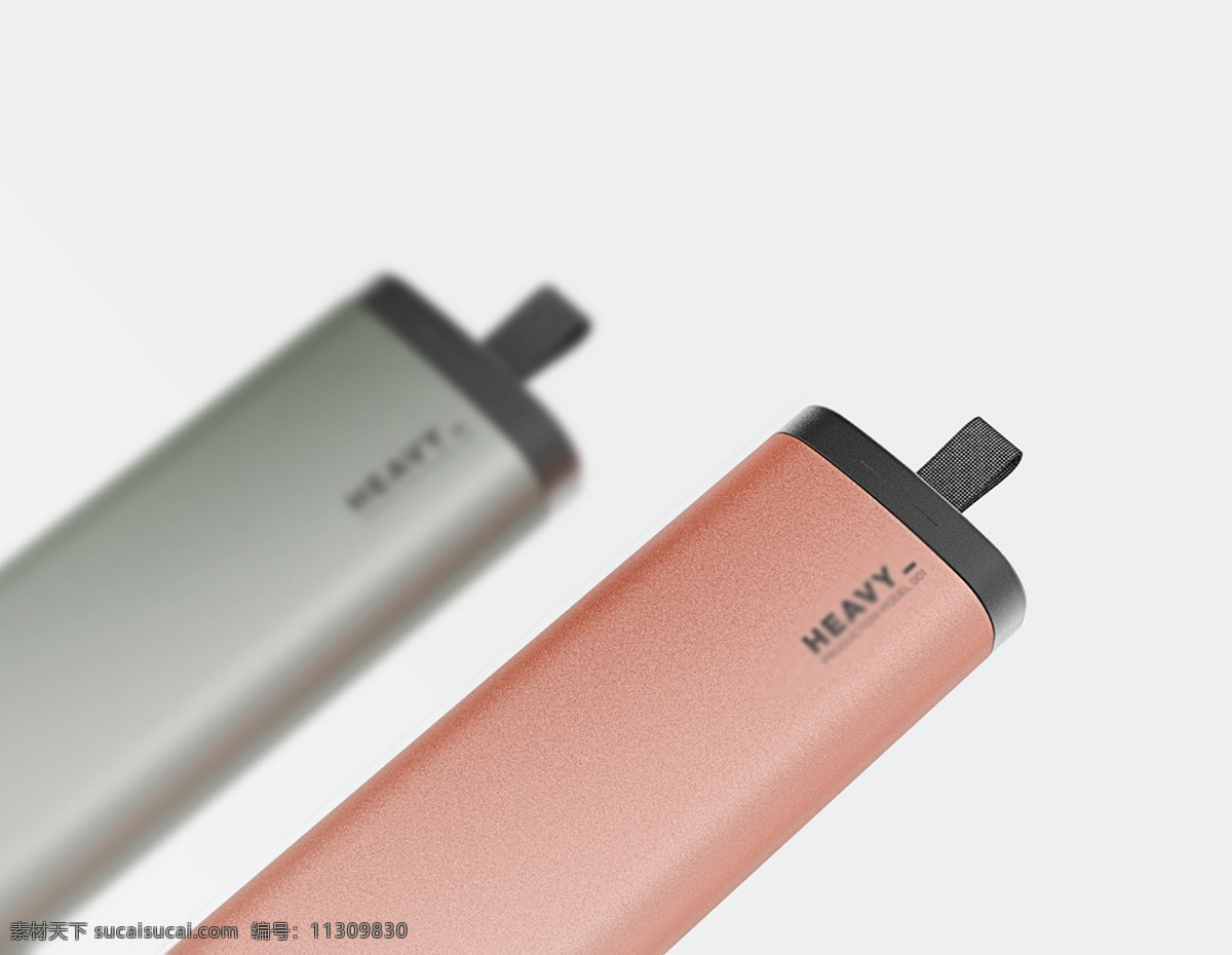 长方形 小 清新 手电筒 办公 产品 粉色 光感 灰色 颜值