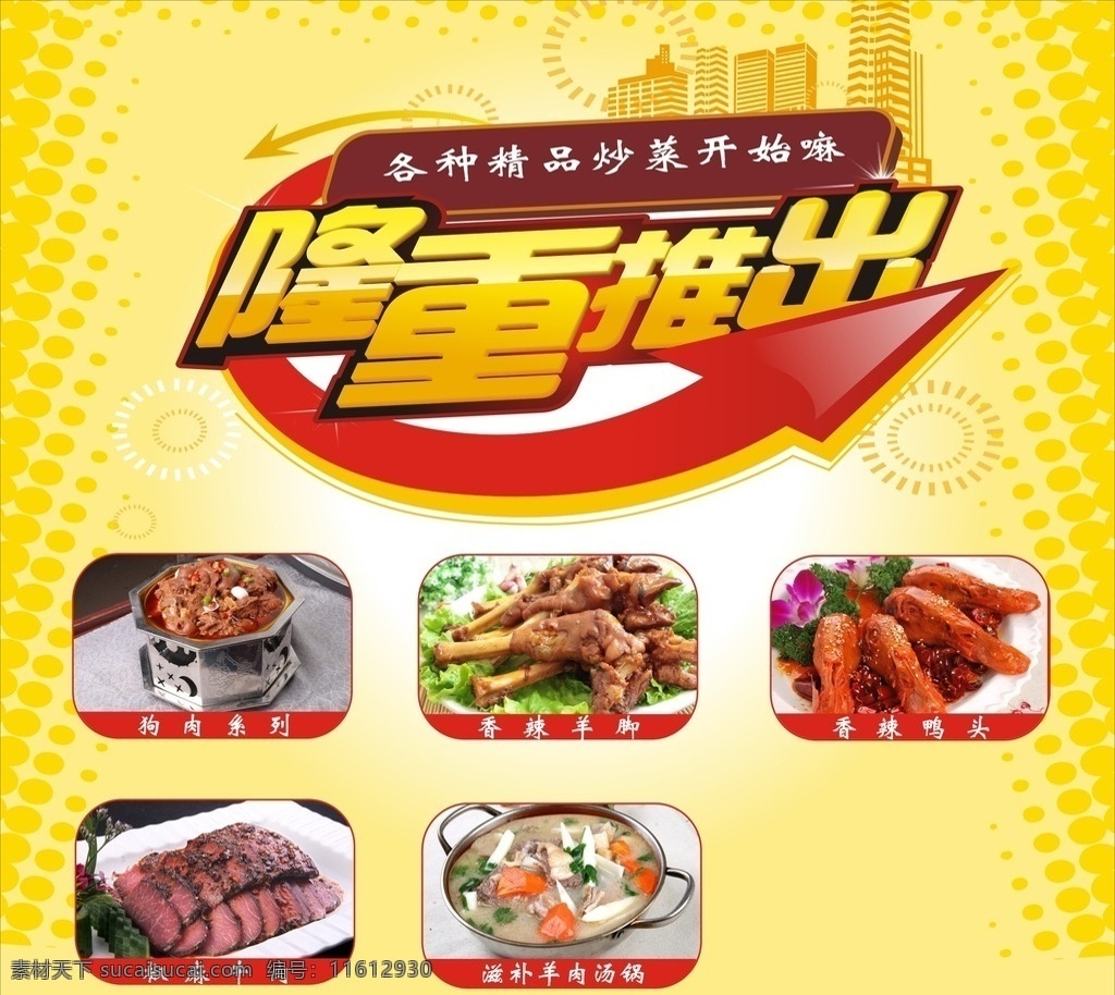 隆重推出 隆重 推出 鸭头 鸡腿 狗肉 生活百科 餐饮美食