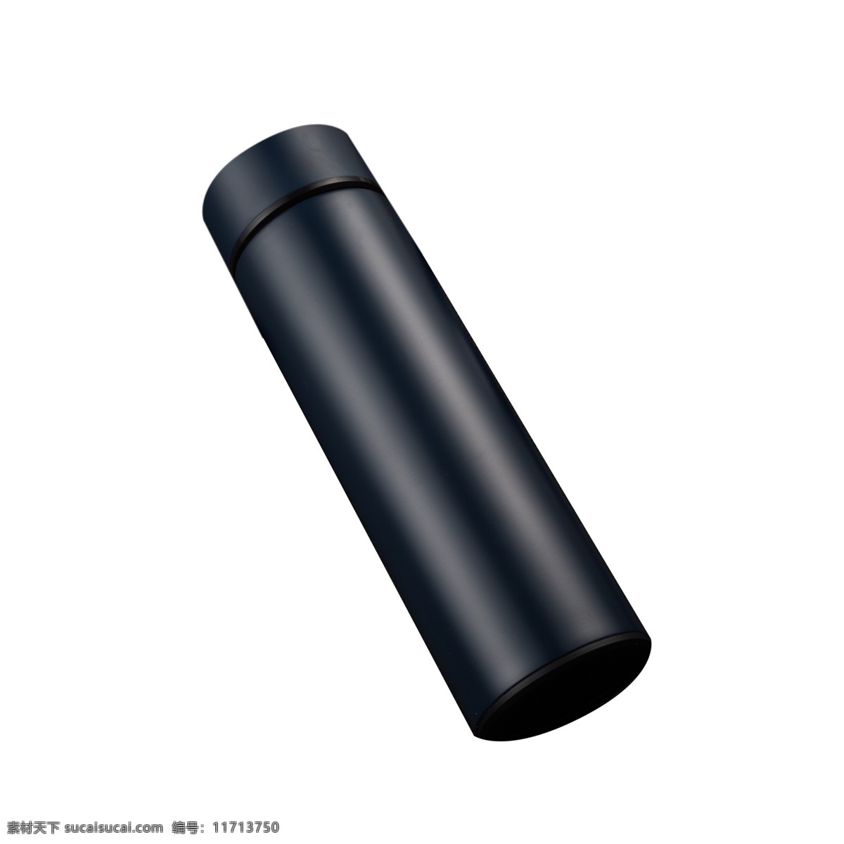黑色 圆柱 保温杯 元素 创意 闪光 纹理 杯子 金属拉丝 不锈钢 盖子 温度 保持 闪耀 圆柱体