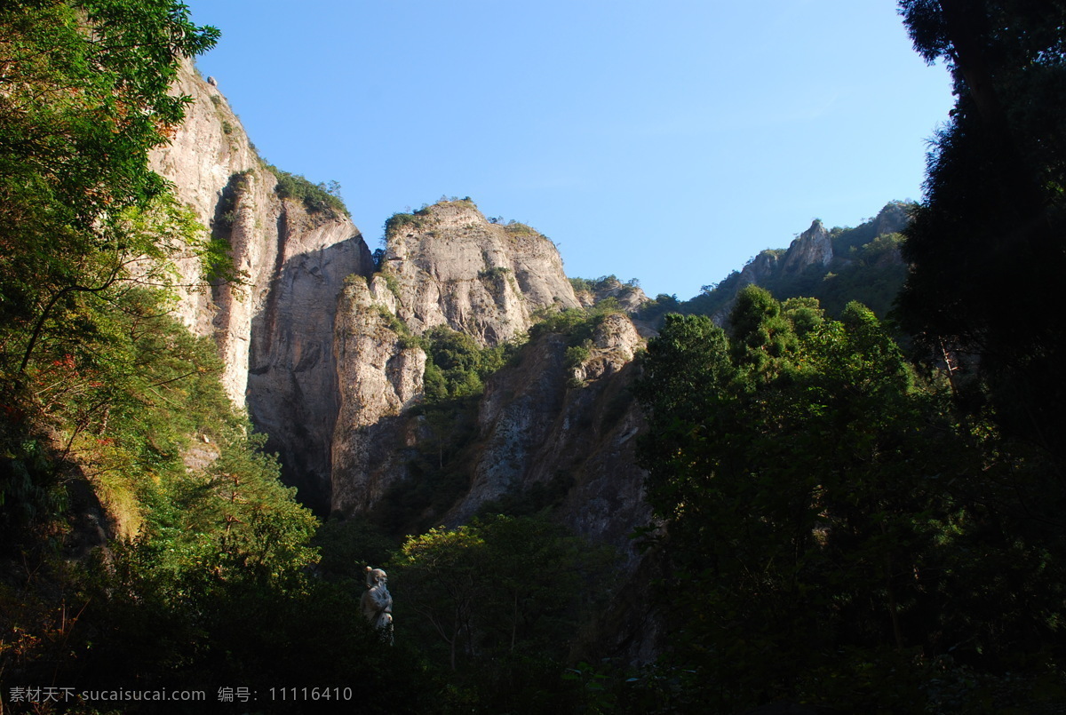 雁荡山 徐霞客 山谷 山林 旅游摄影 自然风景 摄影图库