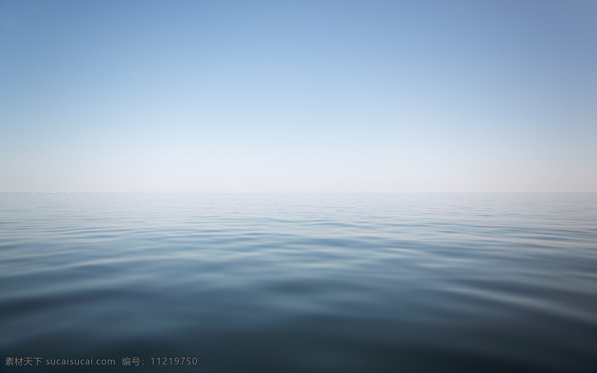 海面 海平线 海水 波纹 蓝天 虚幻的风景 自然风景 自然景观