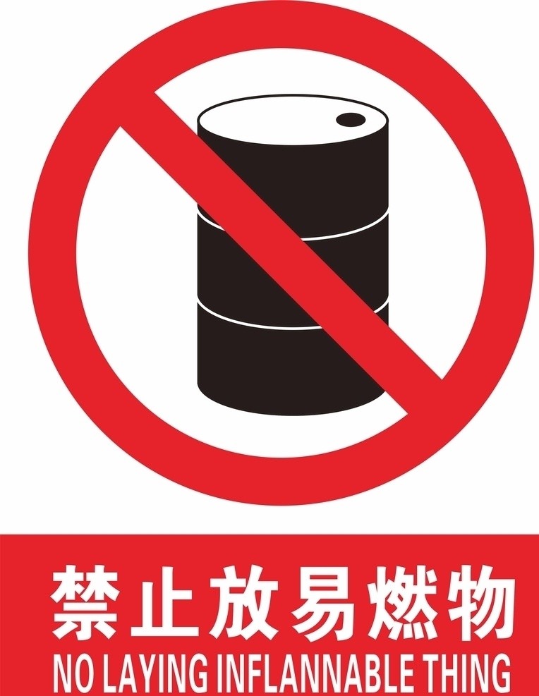 禁止放易燃物 必须 带 安全帽 禁令 禁止 标牌 灯箱 标志 工地 建设 放 易燃物 禁止标志 标志图标 公共标识标志