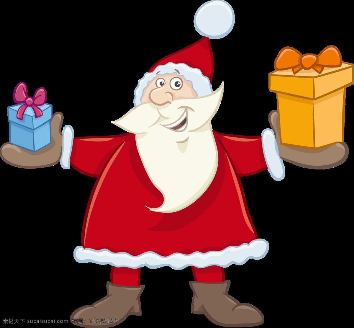 双手 礼物 圣诞老人 christmas merry 发礼物 卡通圣诞元素 设计素材 圣诞png 手 送礼物