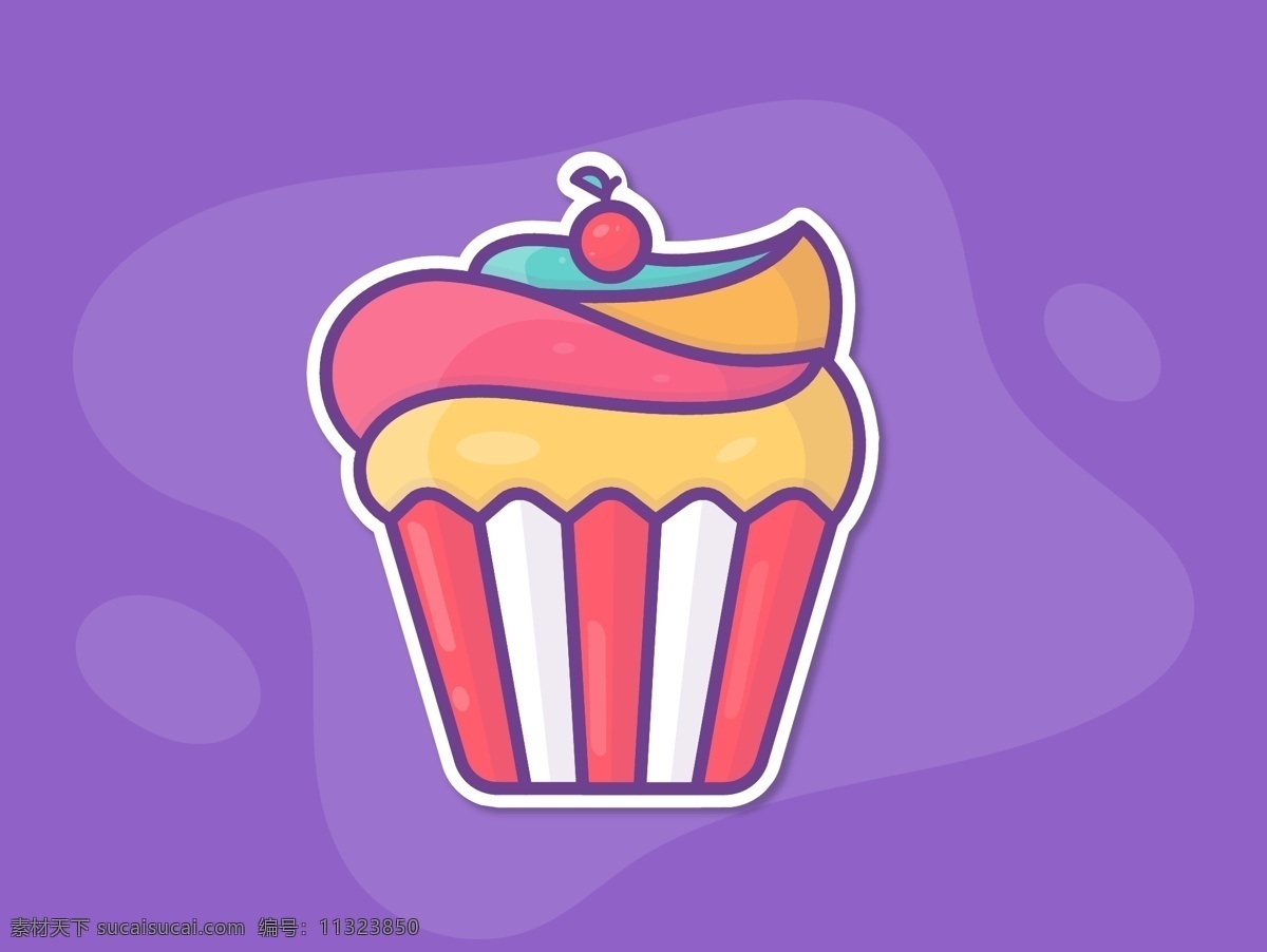 卡通蛋糕标志 卡通蛋糕 蛋糕标志 水果蛋糕 蛋糕图标 卡通 卡通设计