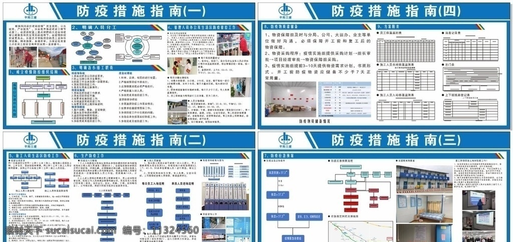 疫情防控措施 疫情防控 防疫工作 疫情小组职责 疫情防控图 防疫流程 广告 展板模板