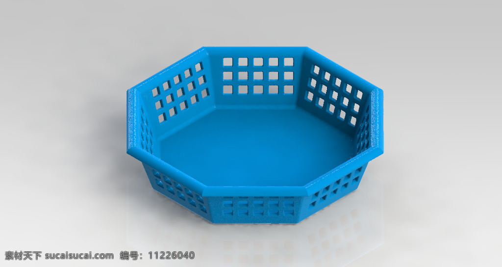 plasticbasket 步骤 存储 工程 蓝色 托盘 项目 颜色 篮 固体 3d模型素材 其他3d模型