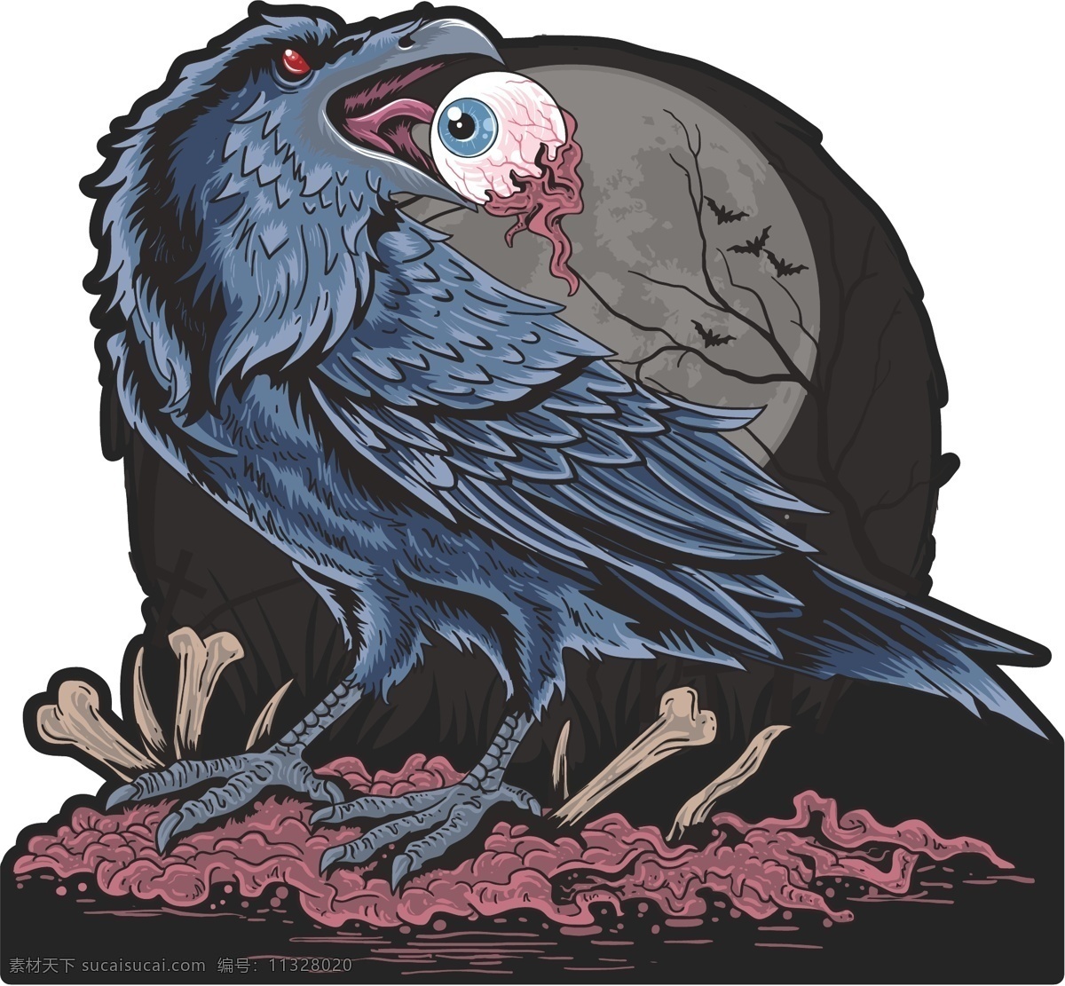 老鹰 矢量图 大牌图案 抽象图案 鸟 动物 精美 面料 图案 花型 底纹边框 背景底纹