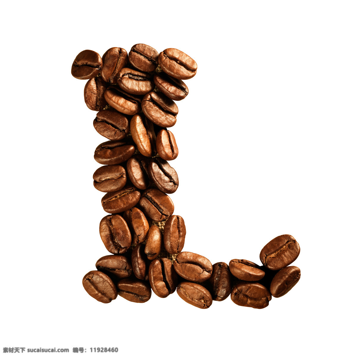 咖啡豆 组成 字母 l 咖啡 文字 艺术字体 书画文字 文化艺术 白色