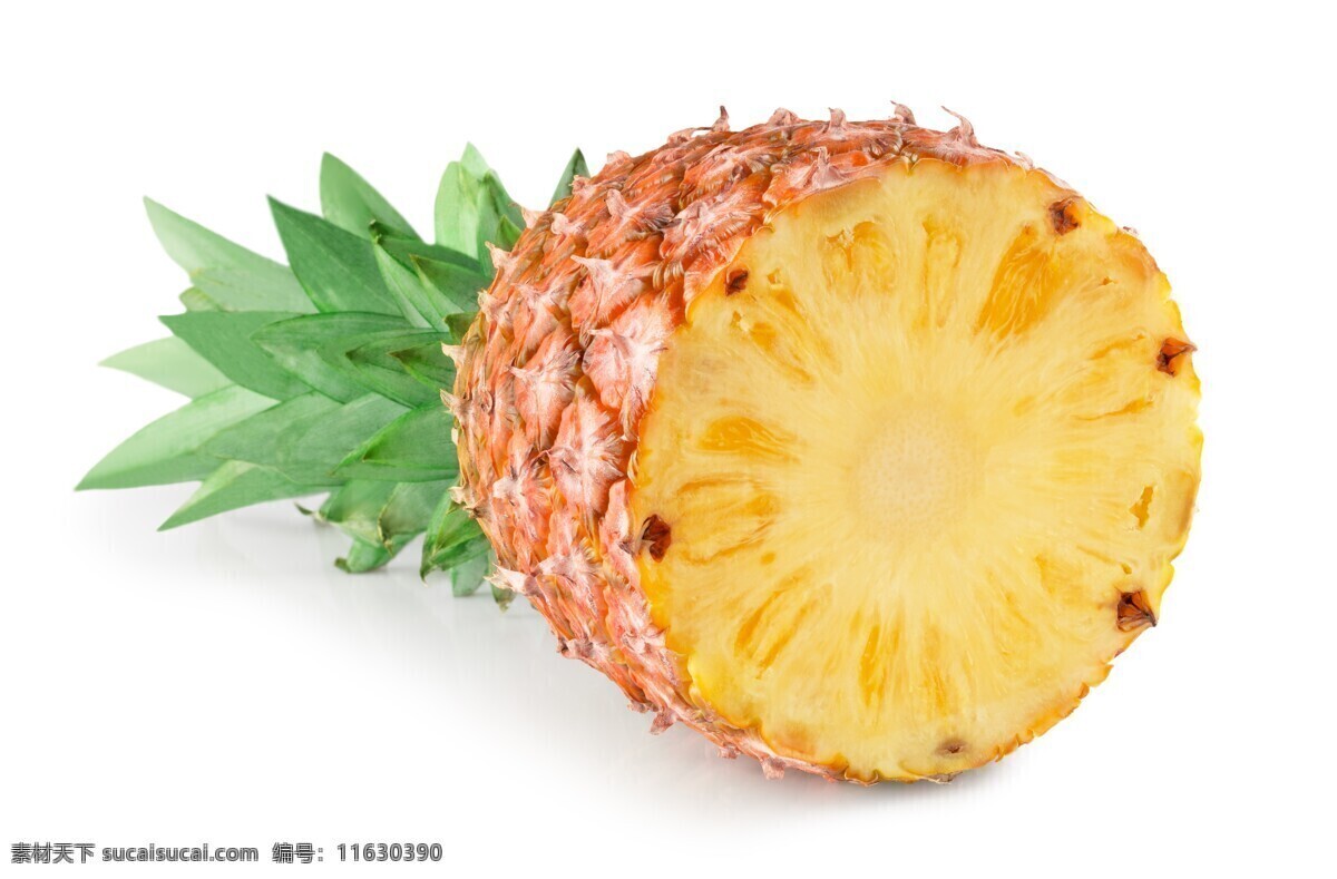 菠萝凤梨图片 菠萝 凤梨 水果 热带 新鲜 酸甜 橙色 美味 甜 叶子 水果摊 餐饮美食