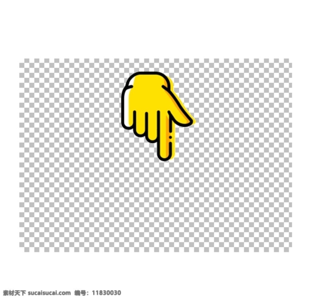 手指指向下方 手指 下方移动 指示 提醒 重点 动漫动画 gif动画 gif