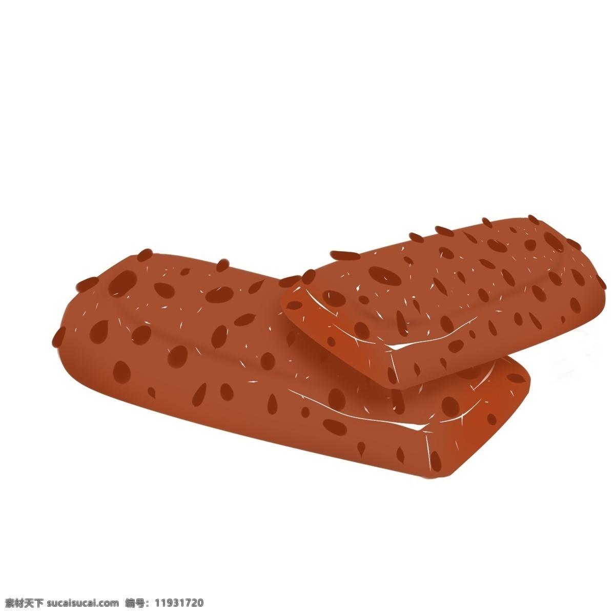 零食 巧克力 棒 饼干 巧克力棒 清新 卡通 免抠