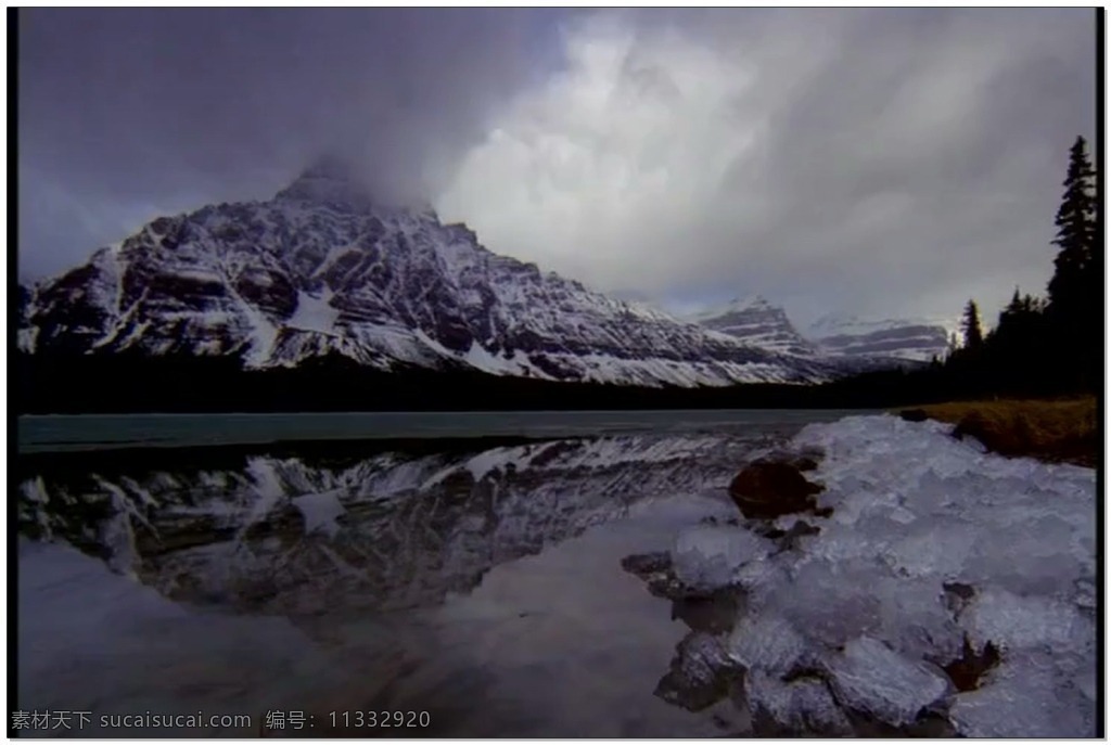 西藏 秀丽 风景 视频 高清视频素材 视频素材 动态视频素材 暗色 山崖 雪山