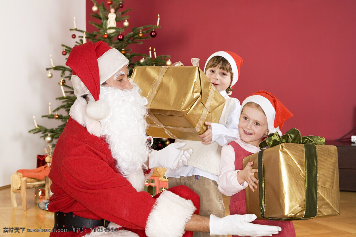 礼物 圣诞 家庭圣诞节 圣诞节 喜庆 欢乐圣诞 外国人物 圣诞礼物 生活人物 人物图片