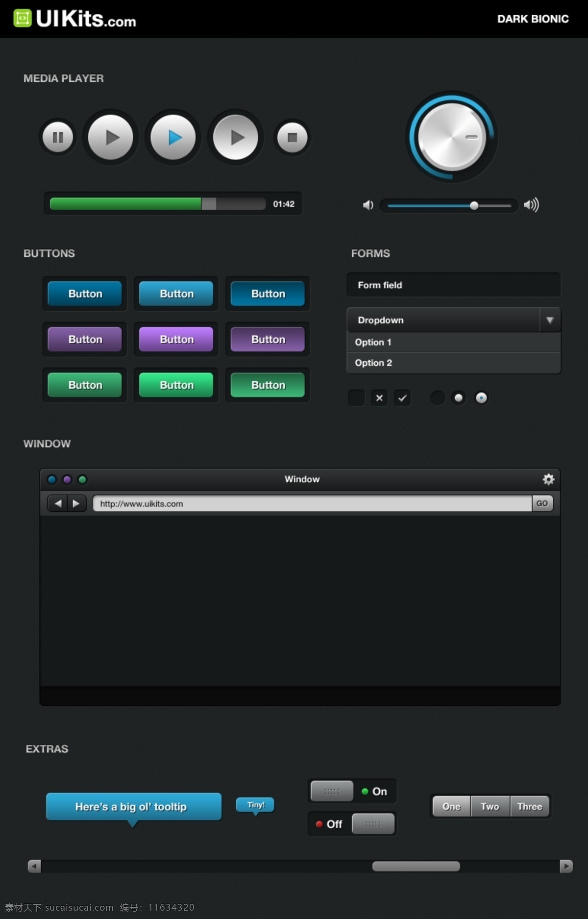 网页设计 精致 简洁 黑色 网页 ui 组件 包 ui组件包 网页素材 网页模板
