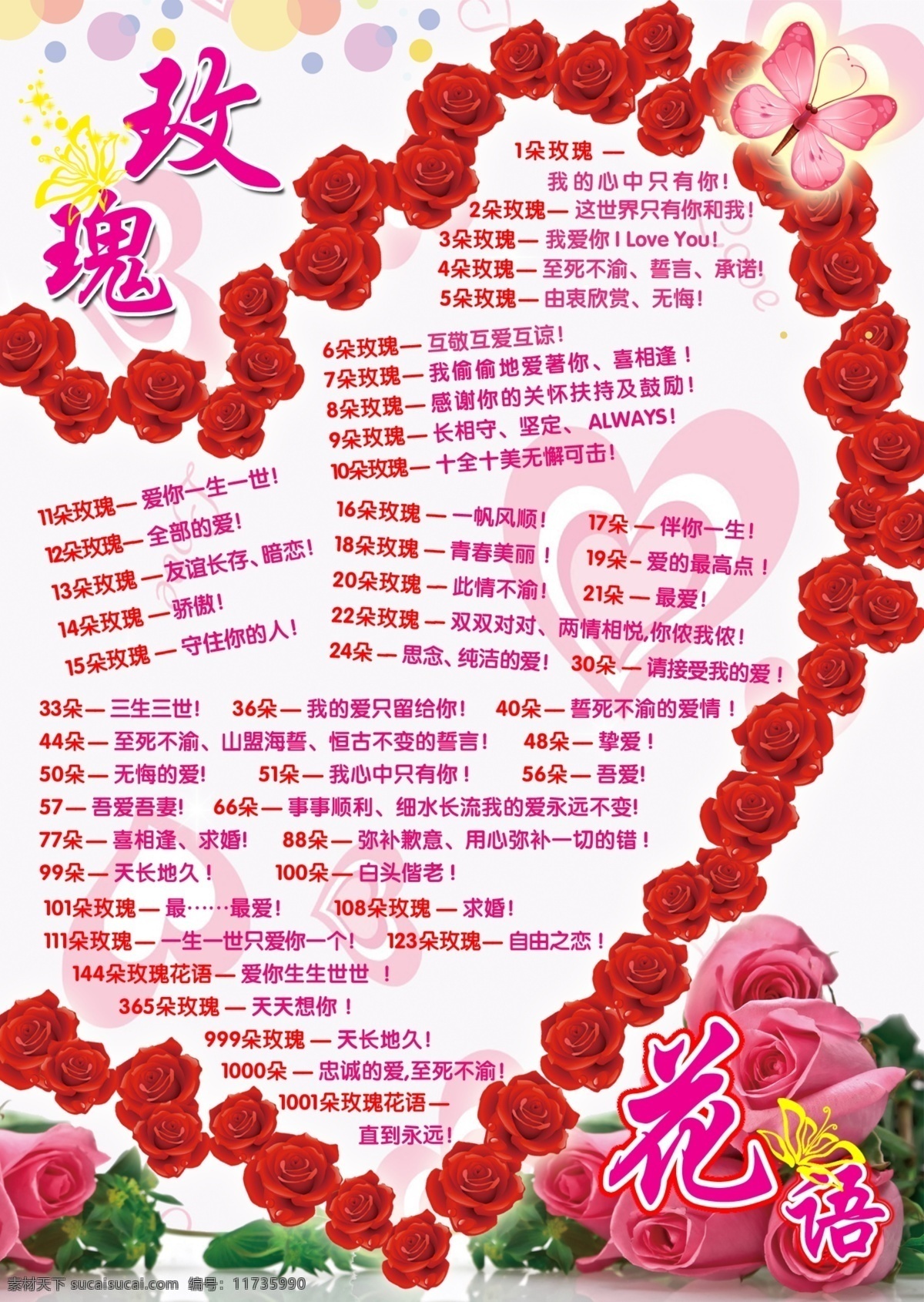 爱心 爱心玫瑰 广告设计模板 红色 蝴蝶 花 花语 玫瑰 模板下载 玫瑰花语 玫瑰花 心 一朵玫瑰 源文件