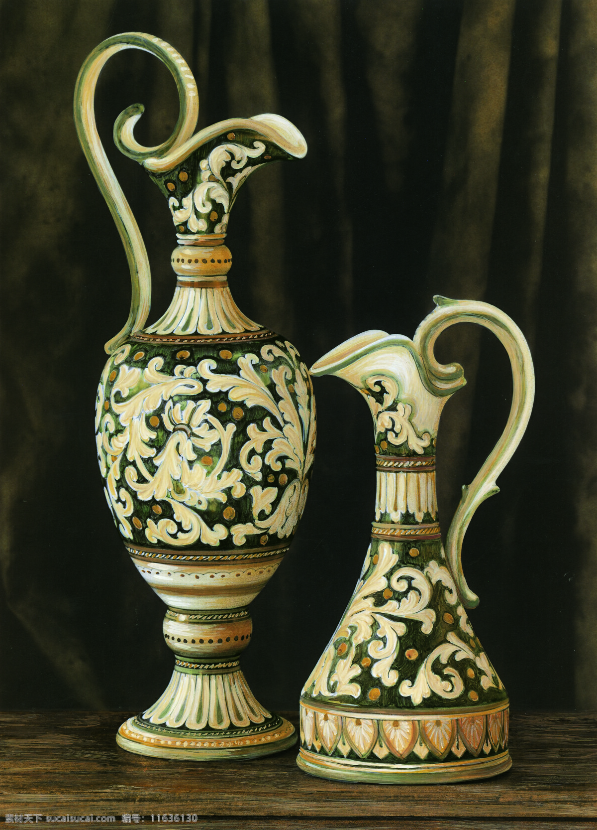 装饰画 无框画 油画 茶壶 装饰品 绘画书法 文化艺术