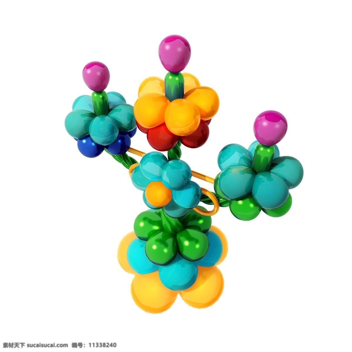 蜡烛 造型 气球 图 玩具 仿真 质感 精致 儿童节 套图