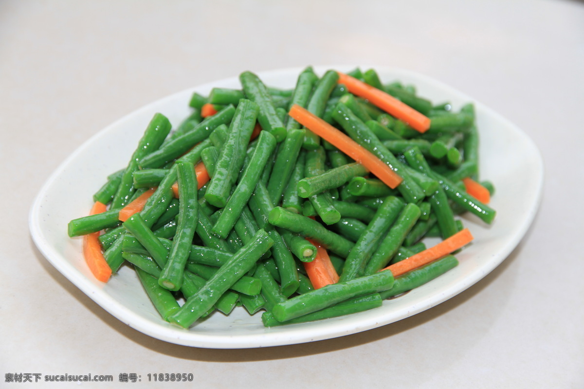 炒豇豆 炒豆角 素炒豆角 素菜 清炒豇豆 餐饮美食 美食摄影 传统美食