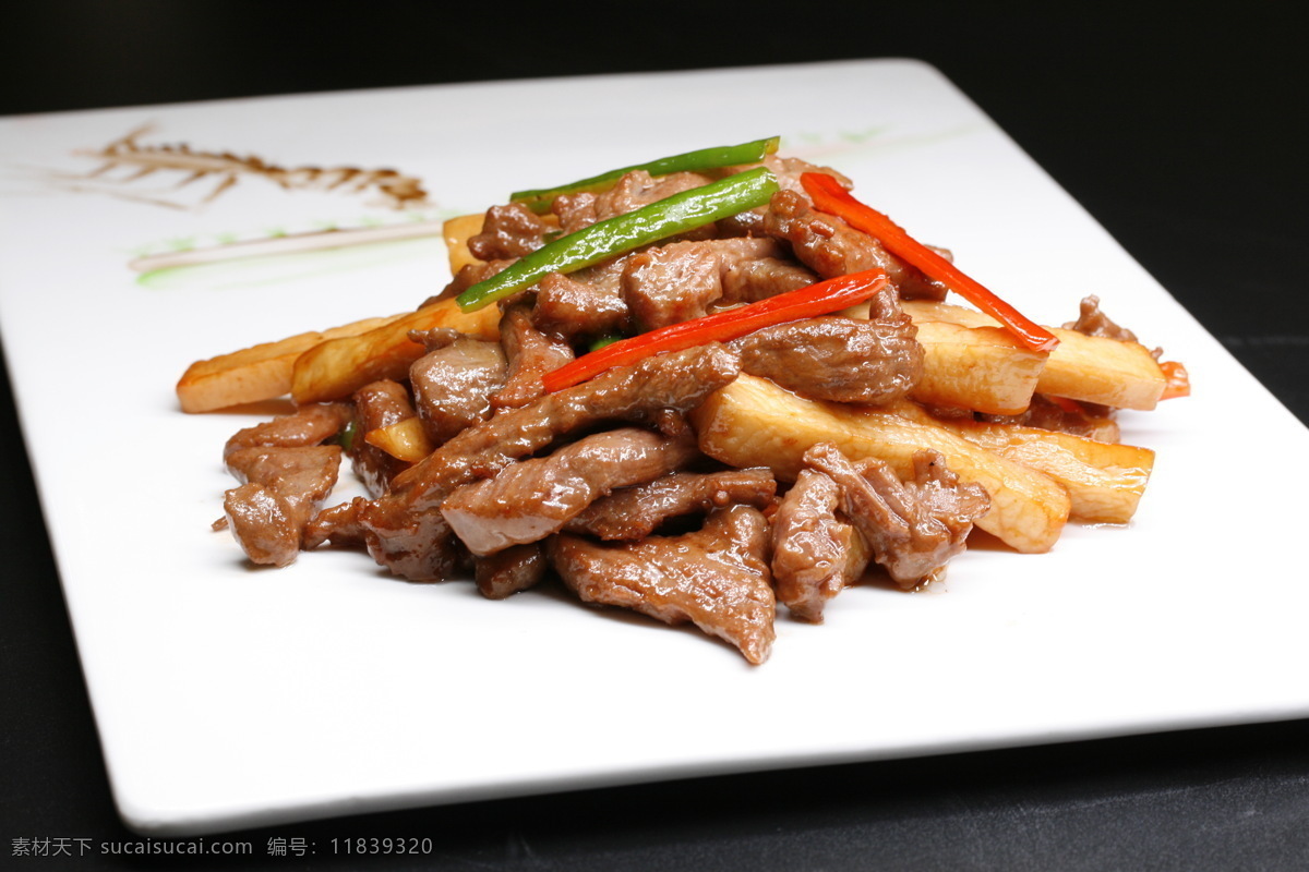杏鲍菇牛柳 牛柳 杏鲍菇 杏鲍菇炒肉 杏鲍菇炒牛肉 菜谱 餐饮美食 传统美食