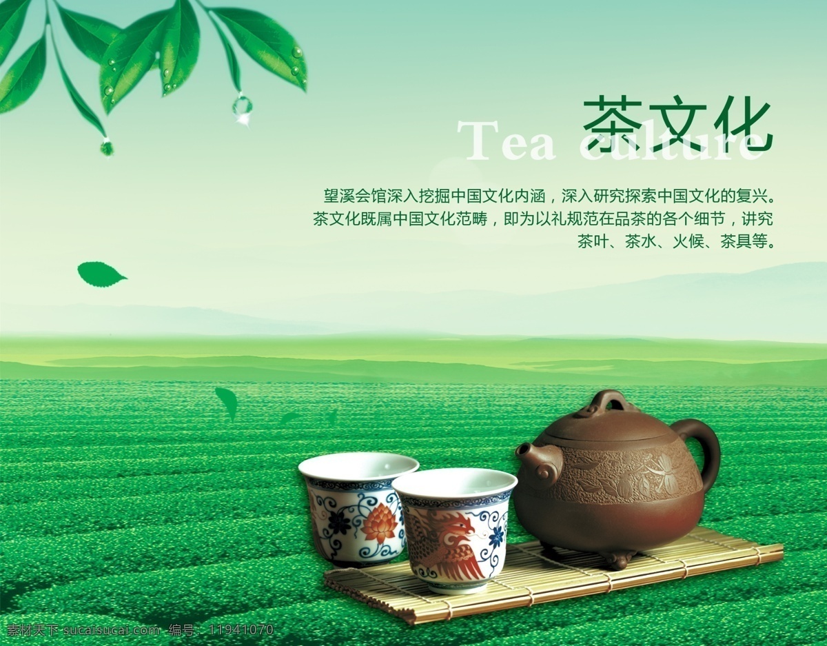 茶 茶杯 茶海报 茶壶 茶树 茶文化 茶文化海报 茶叶 海报 模板下载 品茶 绿色背景 广告设计模板 源文件 海报背景图